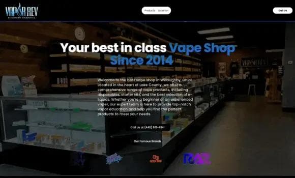 VAPOR REV Inc Website